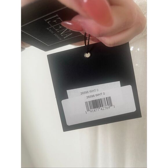 Mac Duggal 26598 Wrap Waist Sequin Dress NEW NWT - Picture 7 of 9